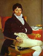 Jean Auguste Dominique Ingres Portrait of Monsieur Riviere. painting